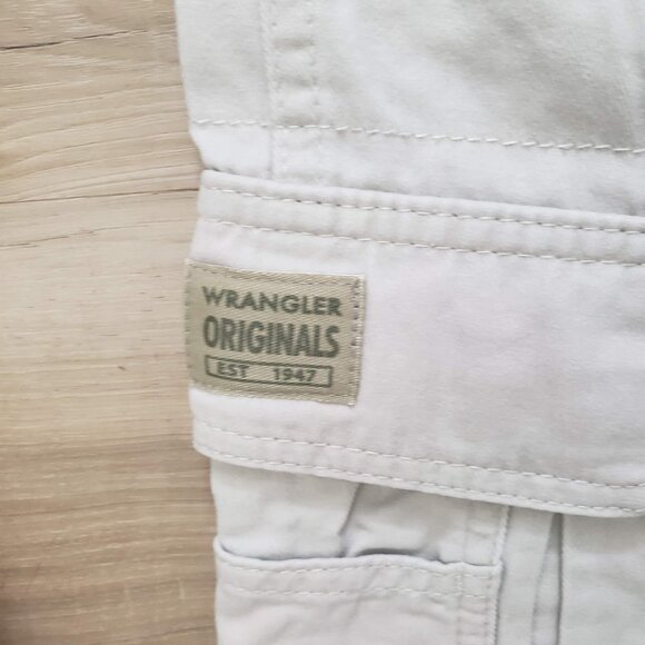 Wrangler Men's Cargo Trouser Pants Cream Khaki Size 38 - Picture 5 of 12
